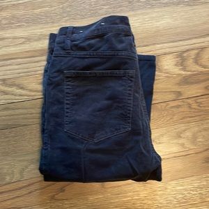 LOFT High Waist Skinny Corduroys, Size 28
